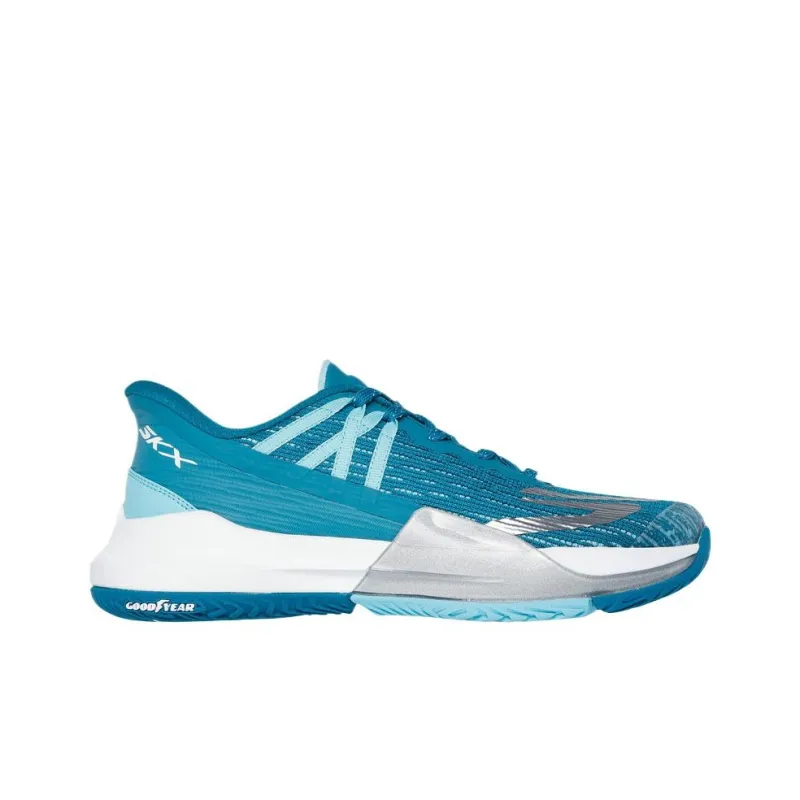 Skechers Tennis Baseline Bully Low Top Tennis Shoes Women's Blue-1