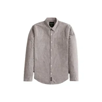 Hollister Shirts Men Brown Mixed Color