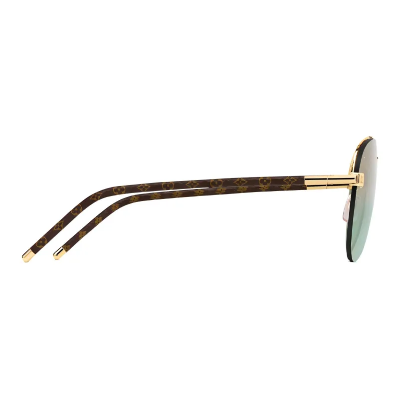 LOUIS VUITTON Clockwise Canvas Sunglasses Men-2