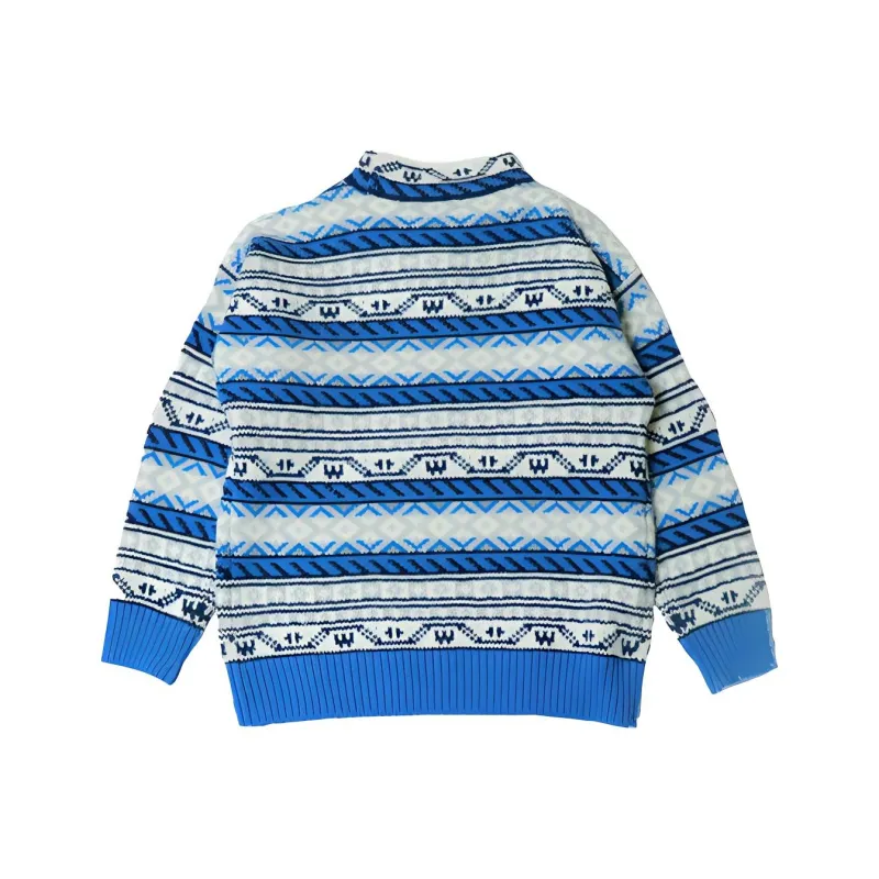 WE11DONE Sweaters Unisex Blue-1