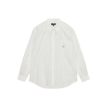 Stussy Classic Striped Cotton Linen Shirt