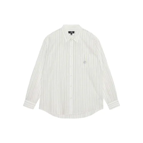 Stussy Classic Striped Cotton Linen Shirt