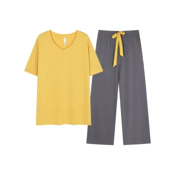 FENTENGCARE Pajama Set Women's Sunflower