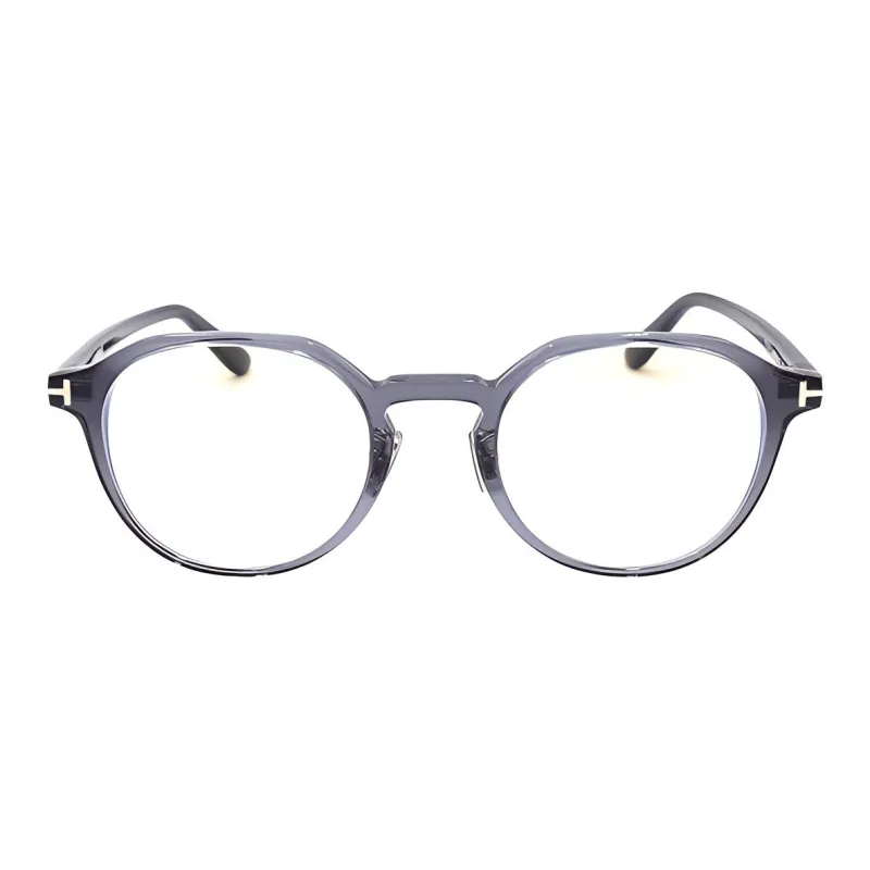 TOM FORD Eyeglass Frames Men Transparent Gray-1
