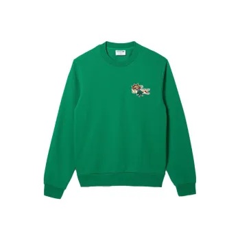 LACOSTE Holiday Series Sweatshirt Men's Fluor Green