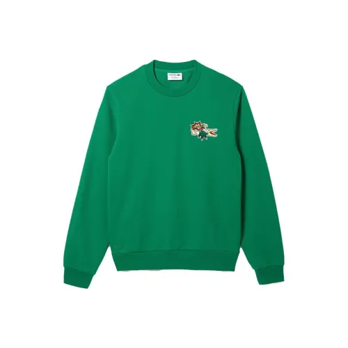 LACOSTE Holiday Series Sweatshirt Men's Fluor Green