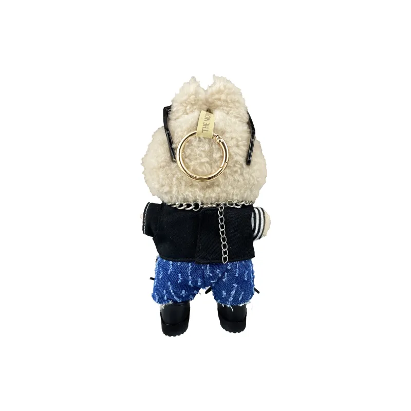 [Modified Doll] POP MART Labubu THE MONSTERS Heartbeat Macaron Collection Black Butterfly, Cute Hang Tag Box 17cm-22