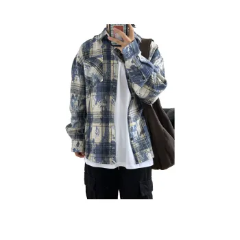 WELTER EXPERIMENT American Streetwear Soft Skin Friendly Long Sleeved Shirt Unisex