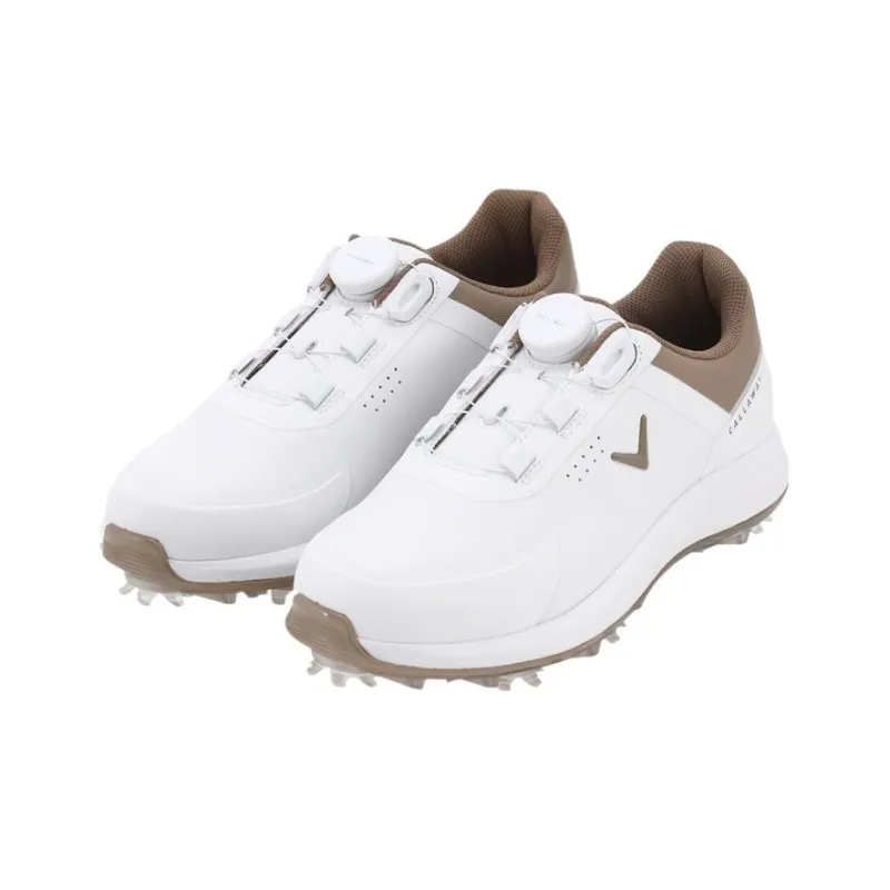 Callaway FAIRWAY TRACKER Low Top Golf Shoes Women's Beige Yellow-1