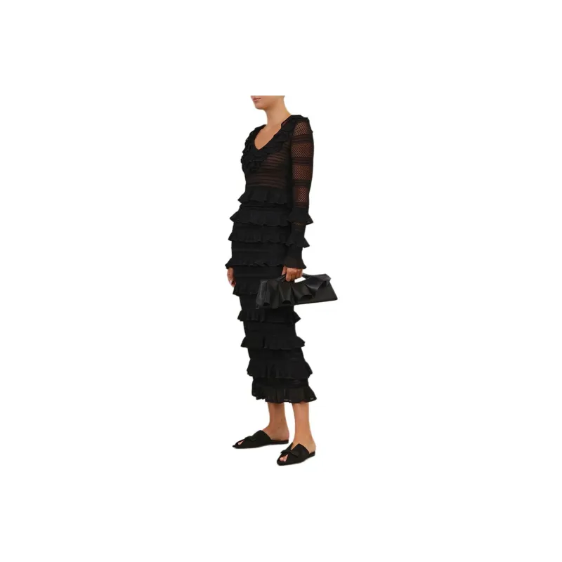 Zimmermann Illustration Frilled Skirt-4