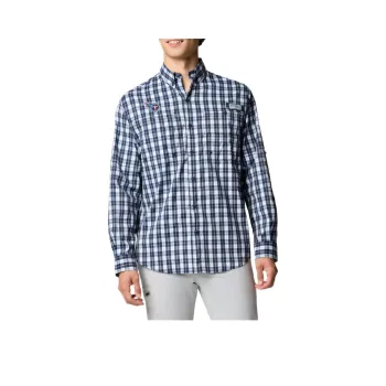 Columbia PFG Super Tamiami Shirt Men's Marine Blue