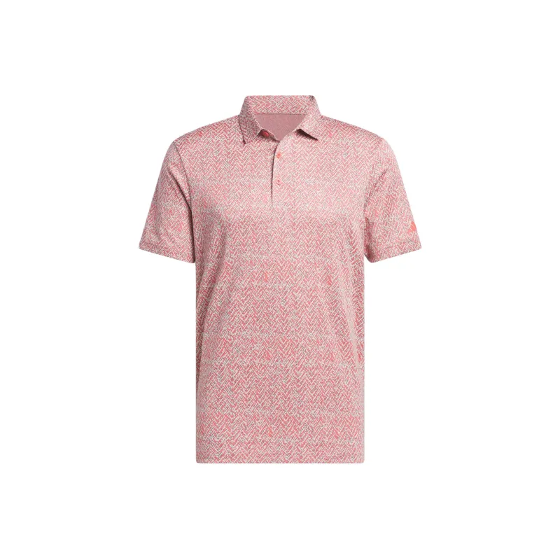 Adidas Ultimate365 Jacquard Polo Shirt Polo Shirt Men's Red-0