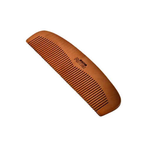 RIMEI Natural Solid Wood Quality Peachwood Comb Long Hair Anti Static Hair Loss Prevention