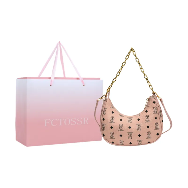 FCTOSSR PU Shoulder Bag, Crossbody Bag Regular Women's White/Black/Pink/Brown-10