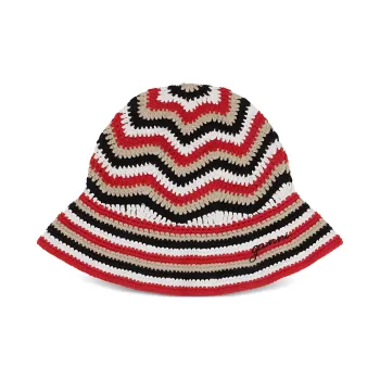 GANNI Organic cotton Crochet Bucket Hat