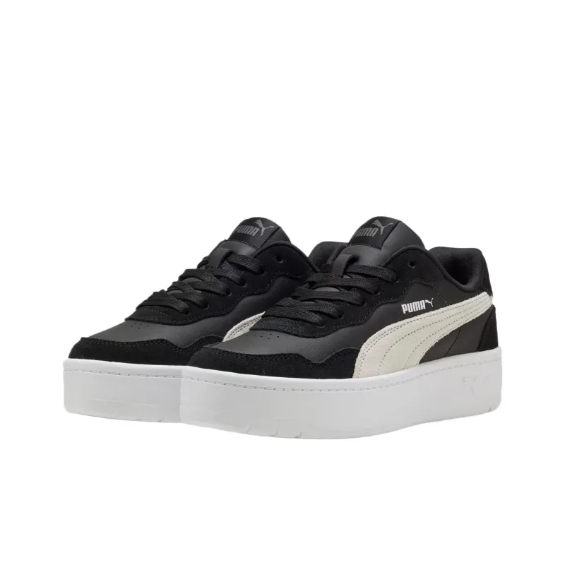 PUMA Court Rally SKYE SD Low Top Skateboard Shoes Women's Black White-2