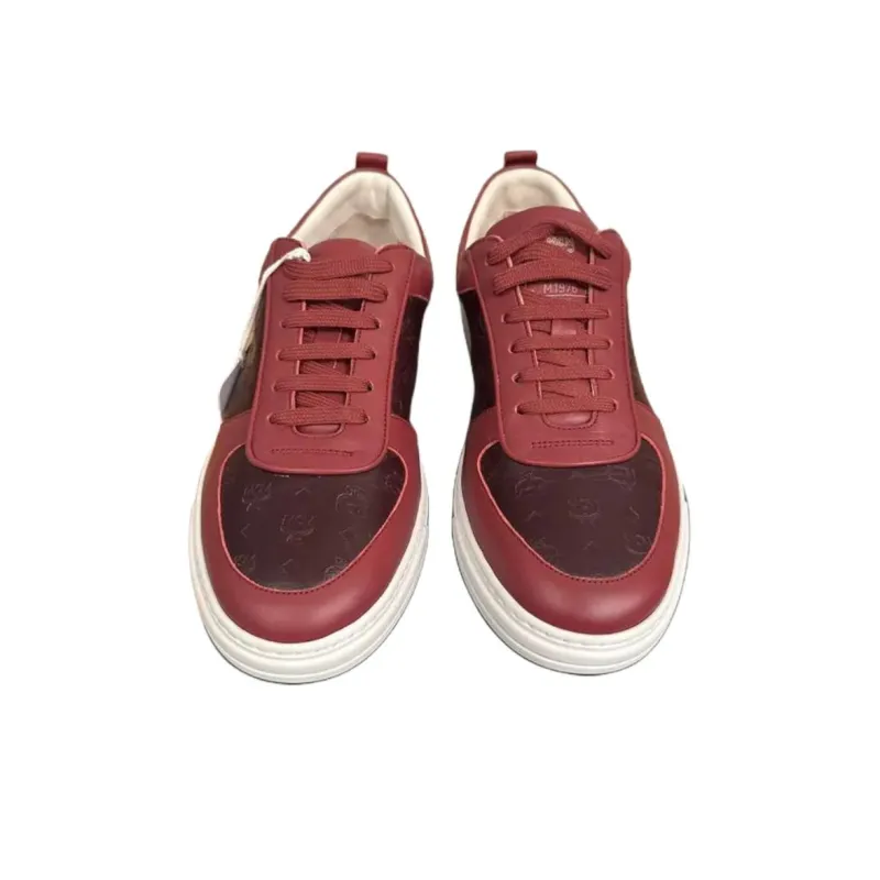 MCM Terrain Logo Brown Burgundy-4