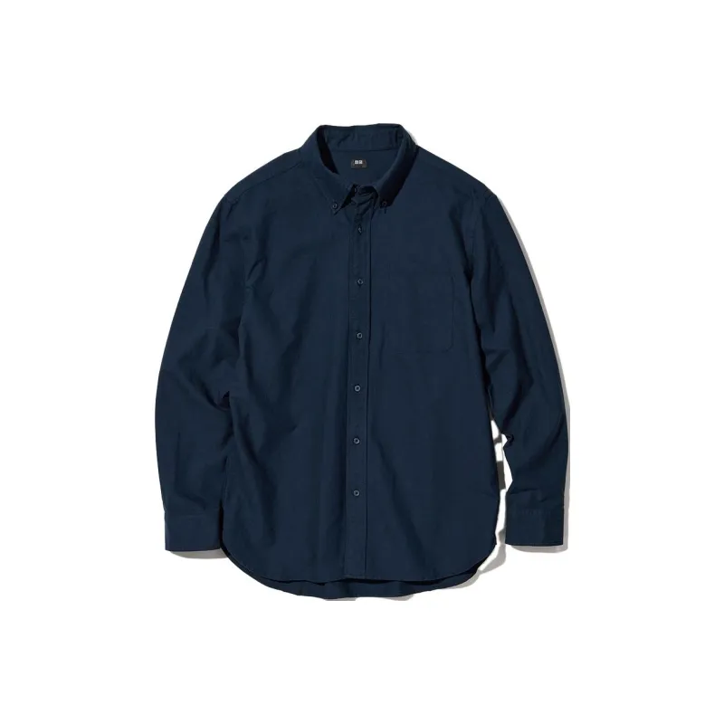 UNIQLO Shirts Unisex Navy Blue-0