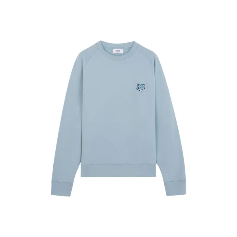 Maison Kitsune Bold Fox Head Patch Oversized Sweatshirt-0
