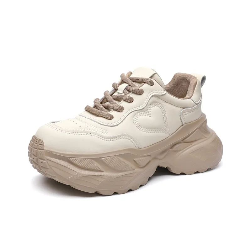 ABIDJAN Height Increasing Low Top Chunky Sneakers Women's-6