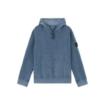 STONE ISLAND Loose Fit Hooded Overshirt