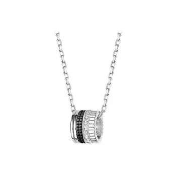 Boucheron 18K White Gold Large Quatre Edition Diamond Necklace
