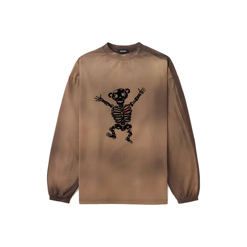 WE11DONE Sweatshirt Men's Brown-0