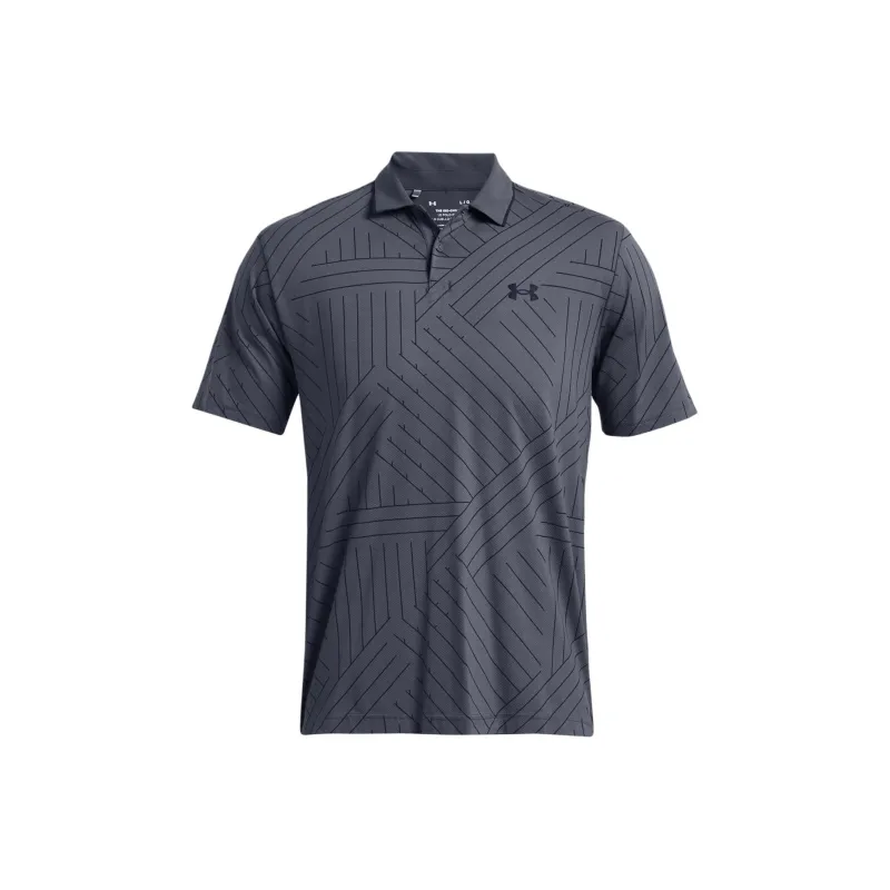 Under Armour UA Iso Chill Edge Polo Shirt Men's Tangpul Gray-0