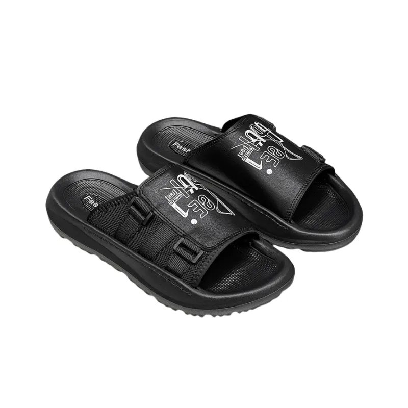 A Fairy Tale Of A Pair Of Shoes PU Polyurethane Abrasion Resistant Slide Slippers Men's-7