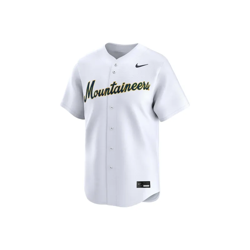 Nike West Virginia Mountaineers Men's Nike College Limited Baseball Jersey-0