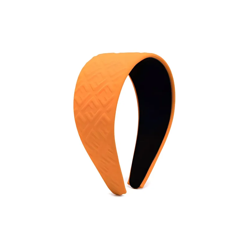 FENDI Ff Logo Embossed Headband-2