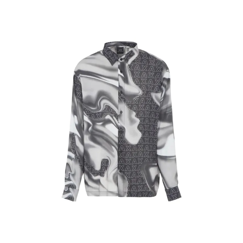 ARMANI EXCHANGEAE FW23 Shirt Men's Black-0