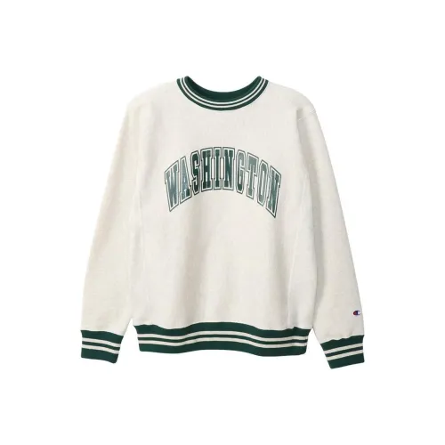 Champion Reverse Weave FW24 Sweatshirt Unisex Oat/Green