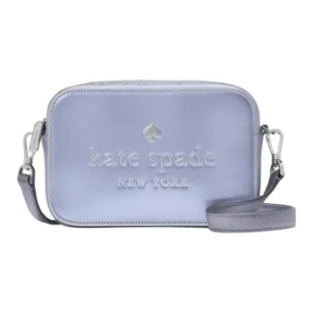Kate Spade Patent Leather Crossbody Bag, Shoulder Bag Mini Women's Blue