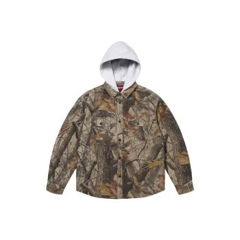 Supreme Quilted Lined Hooded Flannel Shirt