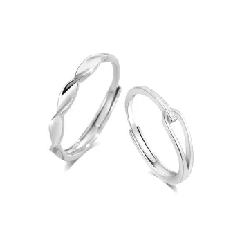 BLANK IN BLANK Sterling Silver Rings Unisex