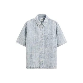 ZARA Shirts Men Blue