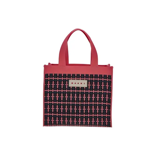MARNI Polyester Tote Bag, Shopping Bag, Handbag Medium Size Women's Red