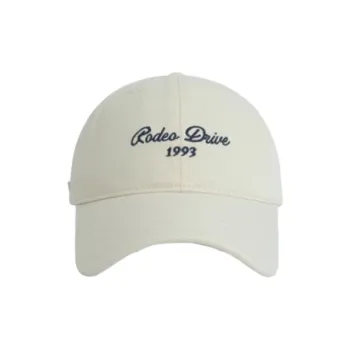 FREE RABBITⅡ Korean Style Letter 1993 Embroidered Wide Brim Sun Protection Baseball Caps Unisex