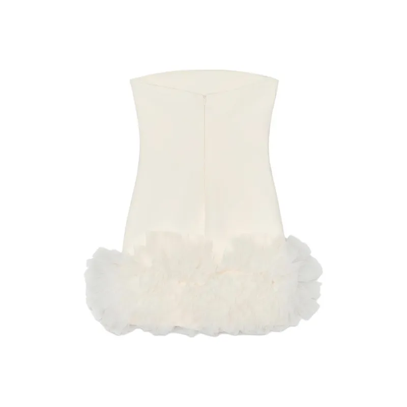 ZARA Sleeveless Dress Women's Light Yellow-1