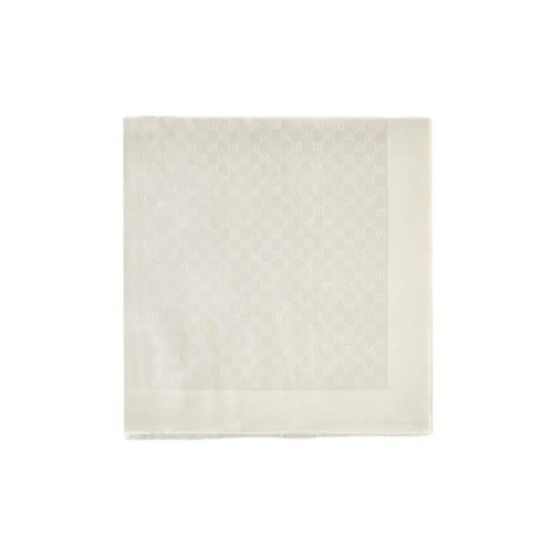 GUCCI Cotton Shawls Women's White-0