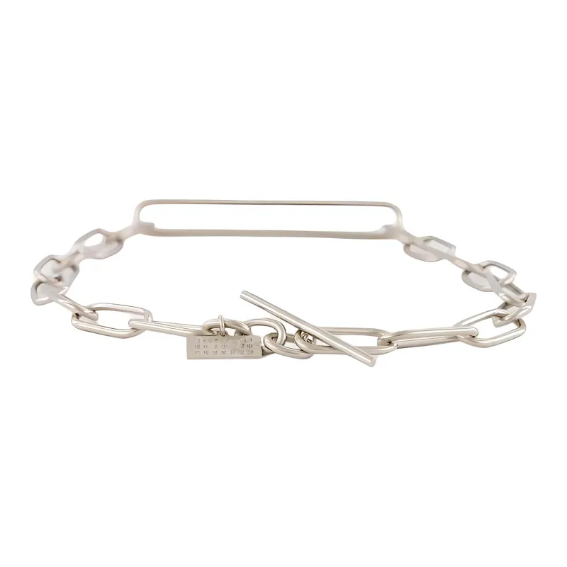 MM6 Maison Margiela Metal Elongated Necklace-1