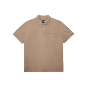 New Era College Renewal Series Polo Shirt Unisex Khaki
