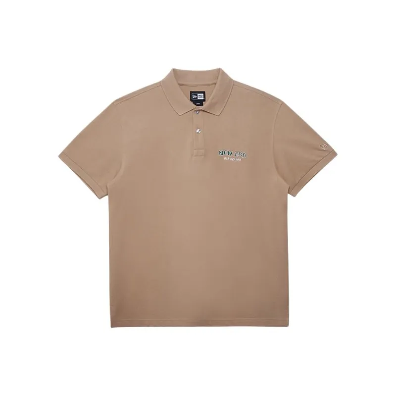 New Era College Renewal Series Polo Shirt Unisex Khaki-0
