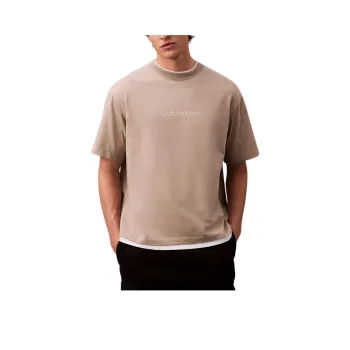 CALVIN KLEIN T Shirt Men's Vintage Khaki