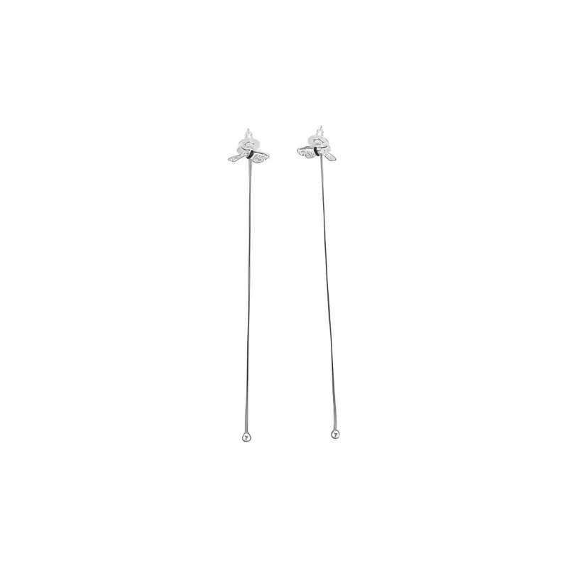 Swarovski Mademoiselle Earrings Women's White Gold Plated-1