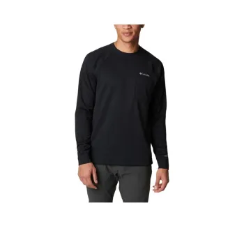 Columbia Men's Black Mesa™ Waffle Knit Crew Sweatshirt Men's Black