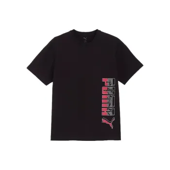 PUMA Ess Logo Love MX T Shirt Men's Black