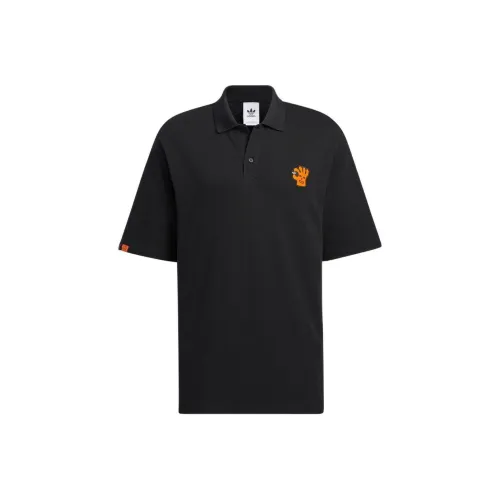 Adidas Originals Polo Shirt International Version Men's Black