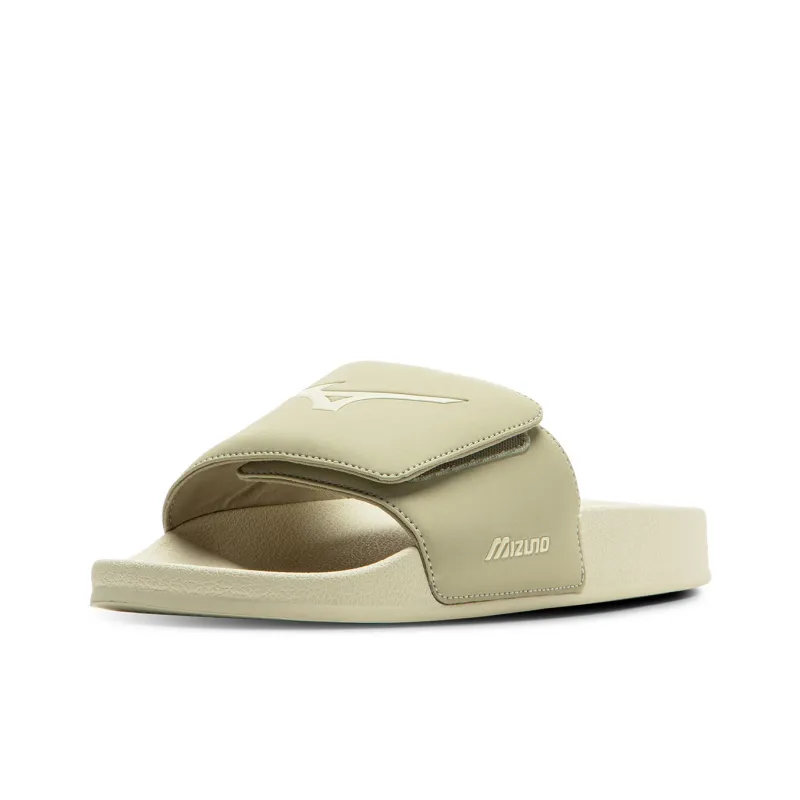 Mizuno Slide Slippers Unisex Ecru-1